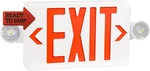 Ostek Red Led Exit Sign With Emergency Lights,two Adjustable Head. Fixed Price $37.16.