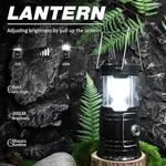 Solar Portable Rechargeable Led Camping Lantern Flashlight Lamp Usb Power Bank. Fixed Price $10.99.