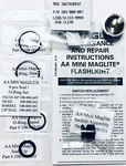 New Aa Mini Maglite Switch With Reflector, Lens And 4 Pcs O-ring Set. Fixed Price $8.65.