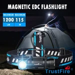 Trustfire 1200LUMEN Rechargeable Headlamp With Magnet, Waterproof Led Flashlight. Fixed Price $37.83.