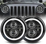 Zimablue 7 Inch Led Round 2PC Projector Halo Headlight.... Fixed Price $48.99.
