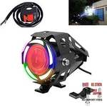 Super Bright 125W Led Fog Auxiliary Motorcycle Headlight With Demon. Fixed Price $24.70.