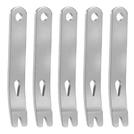 Ronrons 5 Pack Mini Stainless Steel Pocket Pry Crowbar Silver. Fixed Price $11.94.
