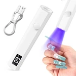 Mlogiroa Mini Uv Light For Nails Handheld Size, White. Fixed Price $8.97.