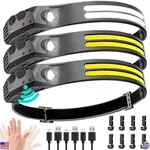 Rechargeable Led Headlamp Set Of - 230 Cob Ultra Bright For Camping & Work. Fixed Price $41.16.