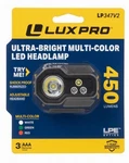 Luxpro LP347V2 Ultra Bright Multi-function 450 Lumen Multi-color Led Headlamp. Fixed Price $20.00.