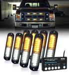 Lumenix Led Surface Mount Strobe Flashing Lights White&amber. Fixed Price $88.88.
