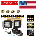 Versatile 72W Led Cube Light With Six Modes - Perfect For Jeep Wrangler & More. Fixed Price $101.99.