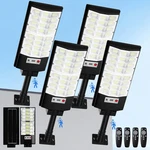 Cnoijuts Solar Street Lights Outdoor 4-PACK 12000LM 6500K Waterproof Led Motion. Fixed Price $106.28.