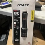 Coast 1000 Lumens Rechargeable Dual Power IP54G56R. Fixed Price $19.99.