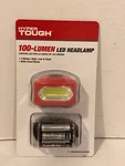 Hyper Tough 100-LUMEN Led Headlamp Wide Flood Beam 3-MODES: High Low Flash 3-AAA. Fixed Price $15.95.
