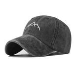 Black Mountain Range Baseball Cap Embroidered Cotton Adjustable Dad Hat, Rockys. Fixed Price $15.99.