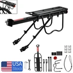 Bicycle Mountain Bike Rear Rack Seat Post Pannier Luggage Carrier Metallic. Fixed Price $19.65.