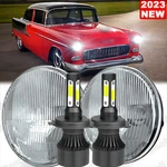 Pair 7" Inch Round Headlights Hi/lo Sealed Beam For Chevy Bel 1955-1957. Fixed Price $46.19.