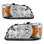 Headlight Assembly Pair For 2004-2007 Toyota Highlander Suv Amber Reflector L.... Fixed Price $157.47.