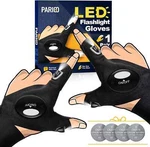 Parigo Led Flashlight Gloves, Stocking Stuffers For Men Gift Dad Black. Fixed Price $34.00.