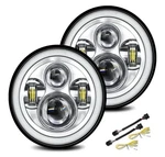 Uni-shine S3 2PCS 7 Led Headlight Round Dot Approved H6024. Fixed Price $44.49.