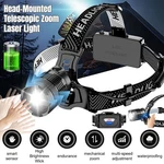 High Power Led Laser Headlamp Rechargeable Headlight Camping Torch Us. Fixed Price $21.98.