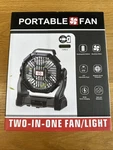 Conbola Rechargeable Brushless Portable In 1 Fan/light Model X23. Fixed Price $24.99.