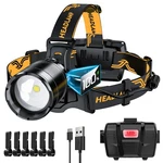 Xiluo Bright Headlamp: Modes, 80H, Adjustable Focus, Motion Sensor, IP65. Fixed Price $39.59.