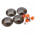 Zytc 3 1/4" Motorcycle Turn Signal Lenses Kit Smoked W/amber 1156/1.... Fixed Price $24.92.