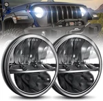Uni-shine 7 Inch Led Headlight 2PCS Round Headlamp High Low Beam Black. Fixed Price $157.99.