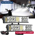 Samman Adtopi 6 Inch Led Light Bar With Wiring Harness Kit, Pods Flood Spot. Fixed Price $62.38.