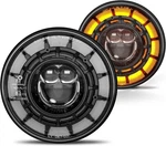 Audexen 160W Inch Led Headlights, 7" Round Compatible With Jeep Wra. Fixed Price $89.00.