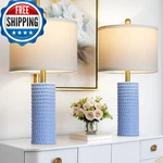 Cinyirong 24.5 Table Set Of Modern Ceramic Bedside For Night. Fixed Price $116.36.