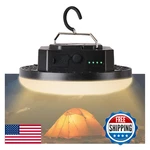 Camping Lantern 10500MAH Rechargeable Battery, 32W Ultra Bright Led Hanging Ligh. Fixed Price $51.22.