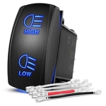 Nilight Beam Headlights Rocker Switch Toggle On/off/on Dpdt High/low. Fixed Price $19.04.