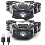 Foxelli Rechargeable Led Headlamp Ultralight, Waterproof, And Usb Rechargea.... Fixed Price $31.55.