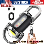 Portable Led Rechargeable Pocket Mini Keychain Camping Flashlights Us. Fixed Price $17.33.