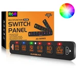 Auxbeam Rgb 6GANG Slim Panel Switch On-off Led Lamp Control Relay Circuit System. Fixed Price $169.99.