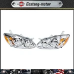 Fit For Toyota Corolla 2003-2008 Chrome Housing Clear Lens Lh+rh Side Headlights. Fixed Price $55.88.