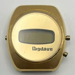 Digitaire Digital Lcd Swiss Watch 38MM Gold Toned CM3 307 Screwback 1970'S Vtg. Fixed Price $39.99.