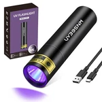 Uv Flashlight Black Lights Wood Lamp Powerful Mini Portable, Led 395NM. Fixed Price $16.83.