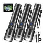 Tughlax 3PACK Rechargeable Flashlights High Lumens, Super Bright W.... Fixed Price $51.47.