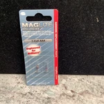 Maglite Solitaire Bulbs 1-CELL Aaa Model LK3A001 New Genuine Replacement -2002. Fixed Price $12.00.