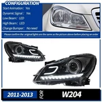 For 11-13 Mercedes-benz W204 C-class Led Black Projector Headlight Headlamp. Fixed Price $399.00.