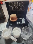 Combojoy Whiskey Smoker Kit W/torch, Flavor Wood Chips, Glass, Ice Ball Mold. Fixed Price $25.00.