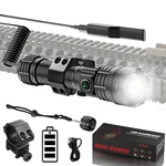 Tactical Flashlight With Picatinny Rail Mount, 3000 High Lumens Bright Usb Re.... Fixed Price $56.70.