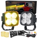 ** New 2007-2017 Wrangler Jk/jku 3" Led Ditch Lights Waterproof 2-PACK. Fixed Price $87.49.
