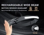 Superfire Wide Beam Led Head Lamp Wave To Turn On. Ultralight, 6 Hours. Fixed Price $12.00.