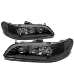 Dna Motoring Pair Of Headlights Compatible With 98-02 Honda Accord,black/clea.... Fixed Price $113.93.