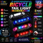Bicycle Tail Light Usb Rechargeable Waterproof Led Bike Rear Safety Lamp. Fixed Price $6.66.