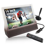 14 Portable Tv With Antenna,built-in 8800MAH Rechargeable Battery,atsc Digi.... Fixed Price $199.03.