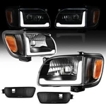 Oedro Headlight Assembly Compatible With 2001 2002 2003 2004 Tacoma Headlamp .... Fixed Price $254.70.