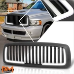 For 02-05 Dodge Ram Vertical Fence Abs Matte Front Bumper Hood Grille W/led Drl. Fixed Price $139.55.