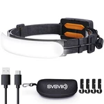 Svsviio Rechargeable Headlamp PRO,5000MAH 1500 Lumen Super 5000MAH, Black. Fixed Price $62.99.